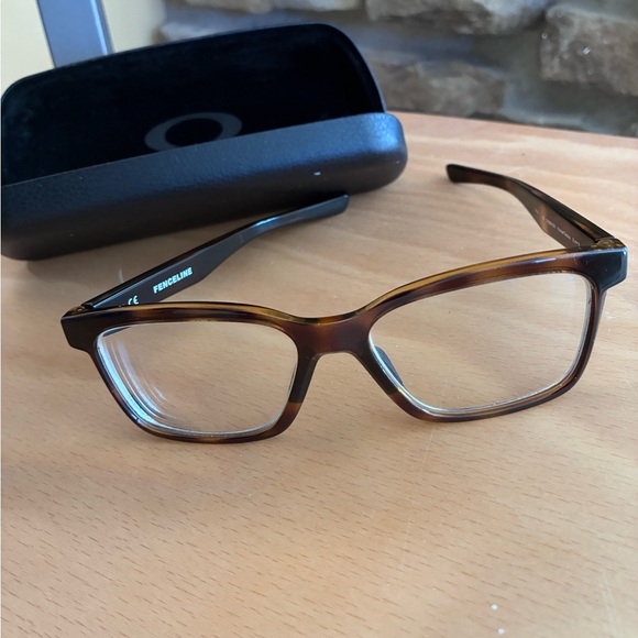 Oakley Other - Oakley Fenceline Tortoiseshell Rectangular Glasses - Brown/Black